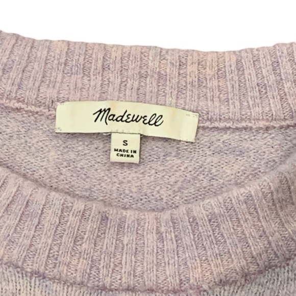 Madewell Lilac Payton Pullover Sweater in Coziest Yarn - Picture 6 of 9